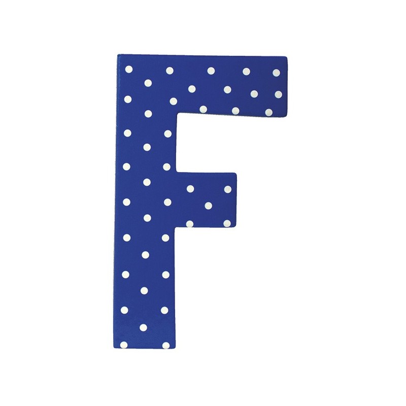 Litera F - dekoracja na ścianę