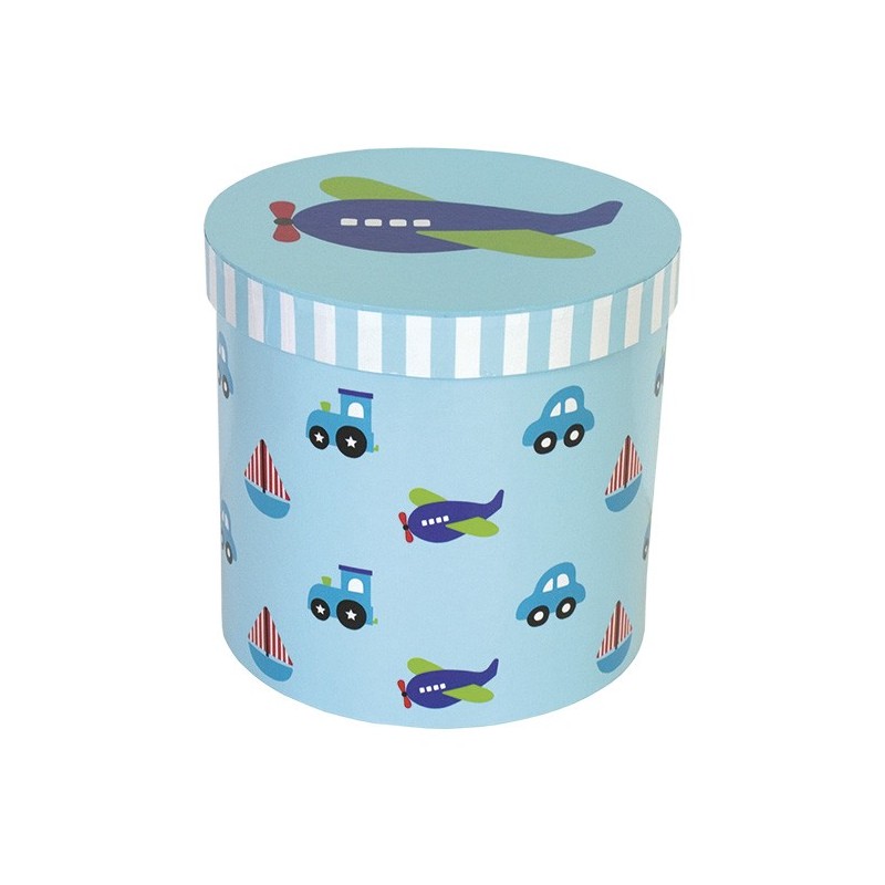 Okrągłe pudełka samoloty-1179-A3090-Okrągłe kartonowe...